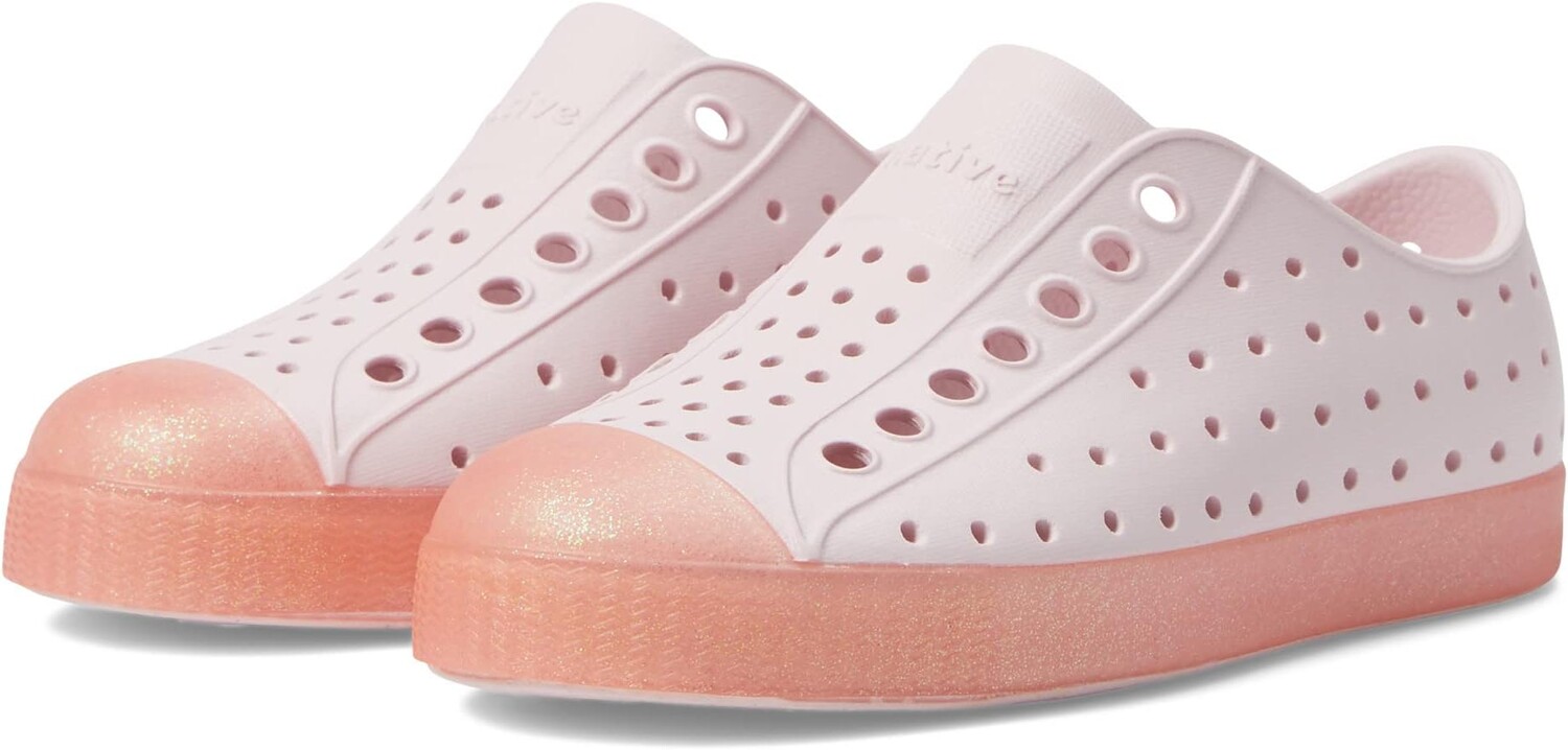 

Кроссовки Jefferson Bling Native Shoes Kids, цвет Milk Pink/Princess Bling