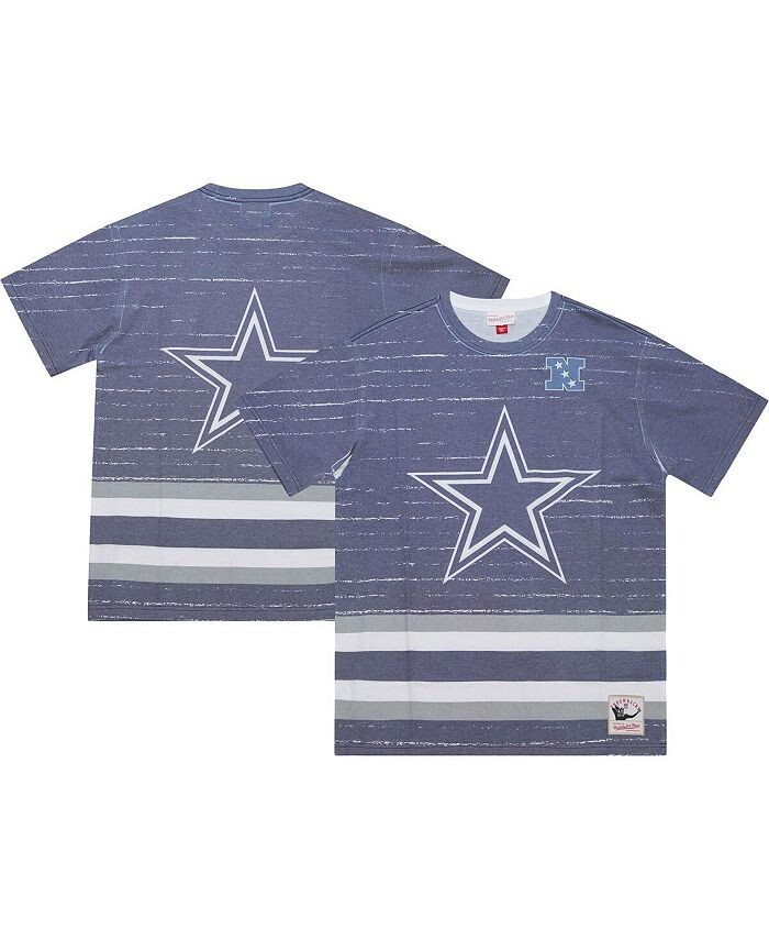 

Мужская темно-синяя футболка Dallas Cowboys Jumbotron 3.0 Mitchell & Ness, синий