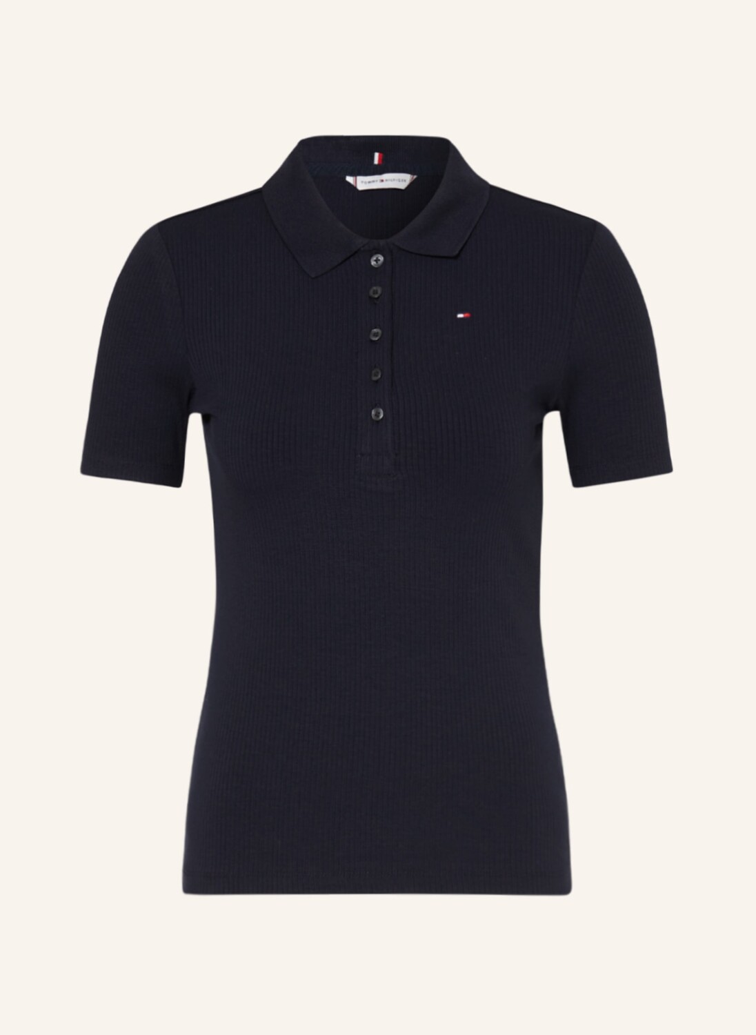 

Рубашка поло TOMMY HILFIGER Jersey, темно-синий