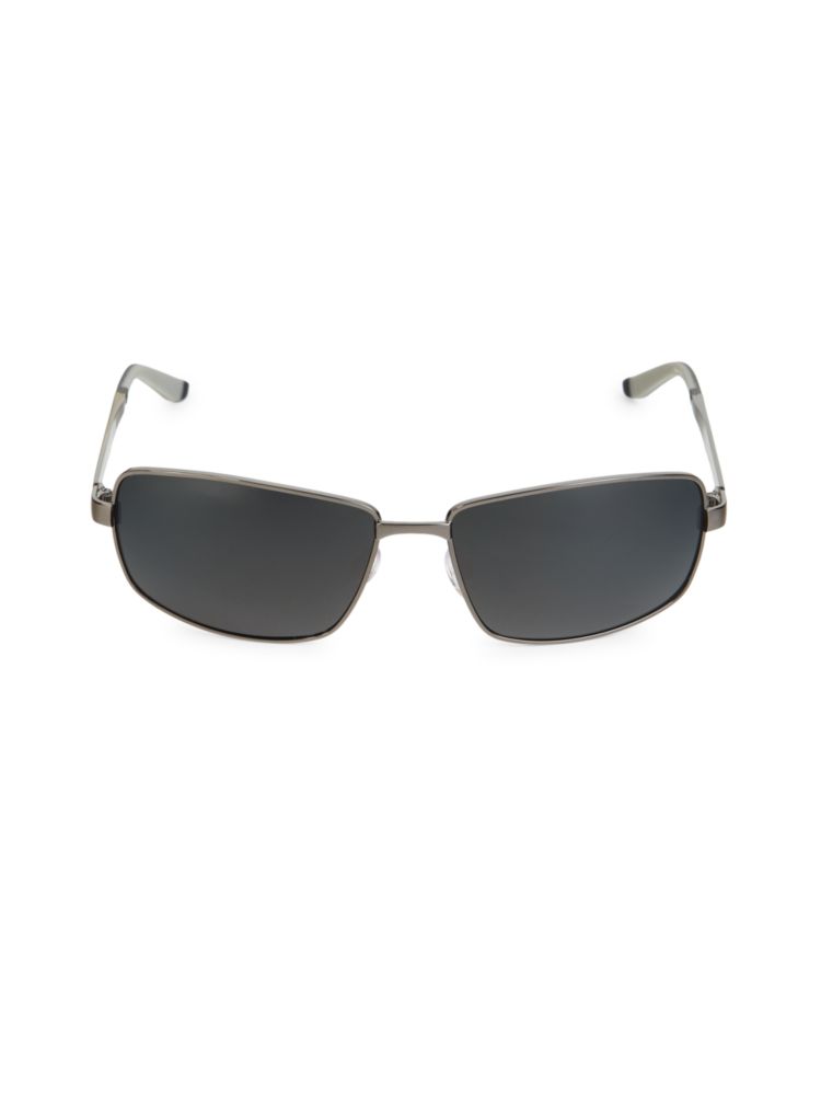 Прямоугольные солнцезащитные очки 62MM Bmw, цвет Gunmetal