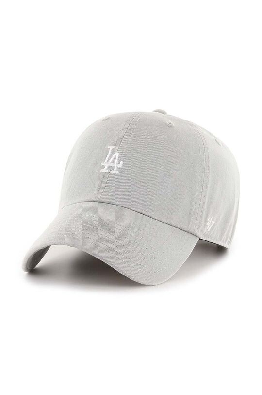 

Хлопковая бейсболка Los Angeles Dodgers 47 brand, серый