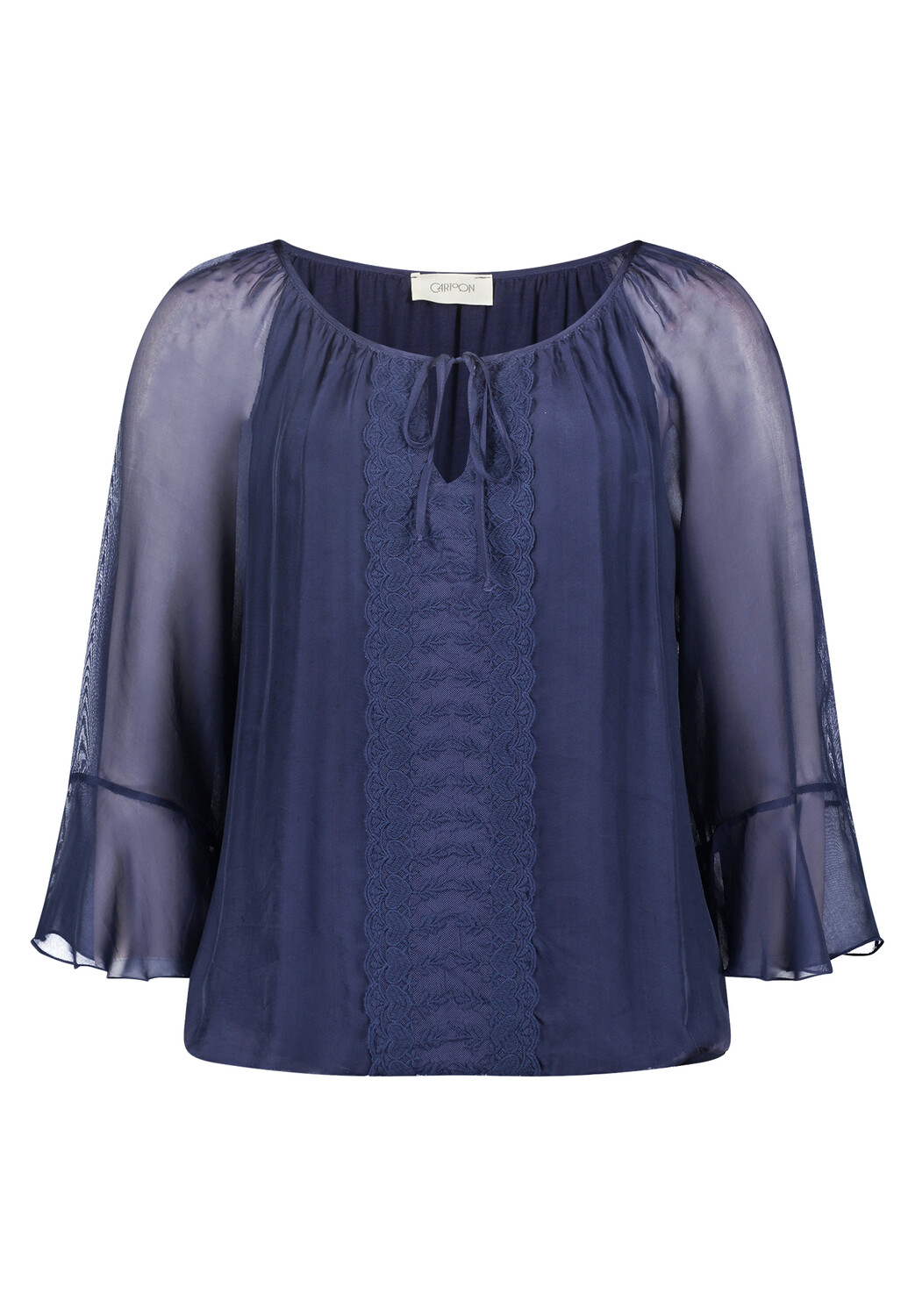 

Блуза CARTOON Casual mit Spitze, цвет Baritone Blue