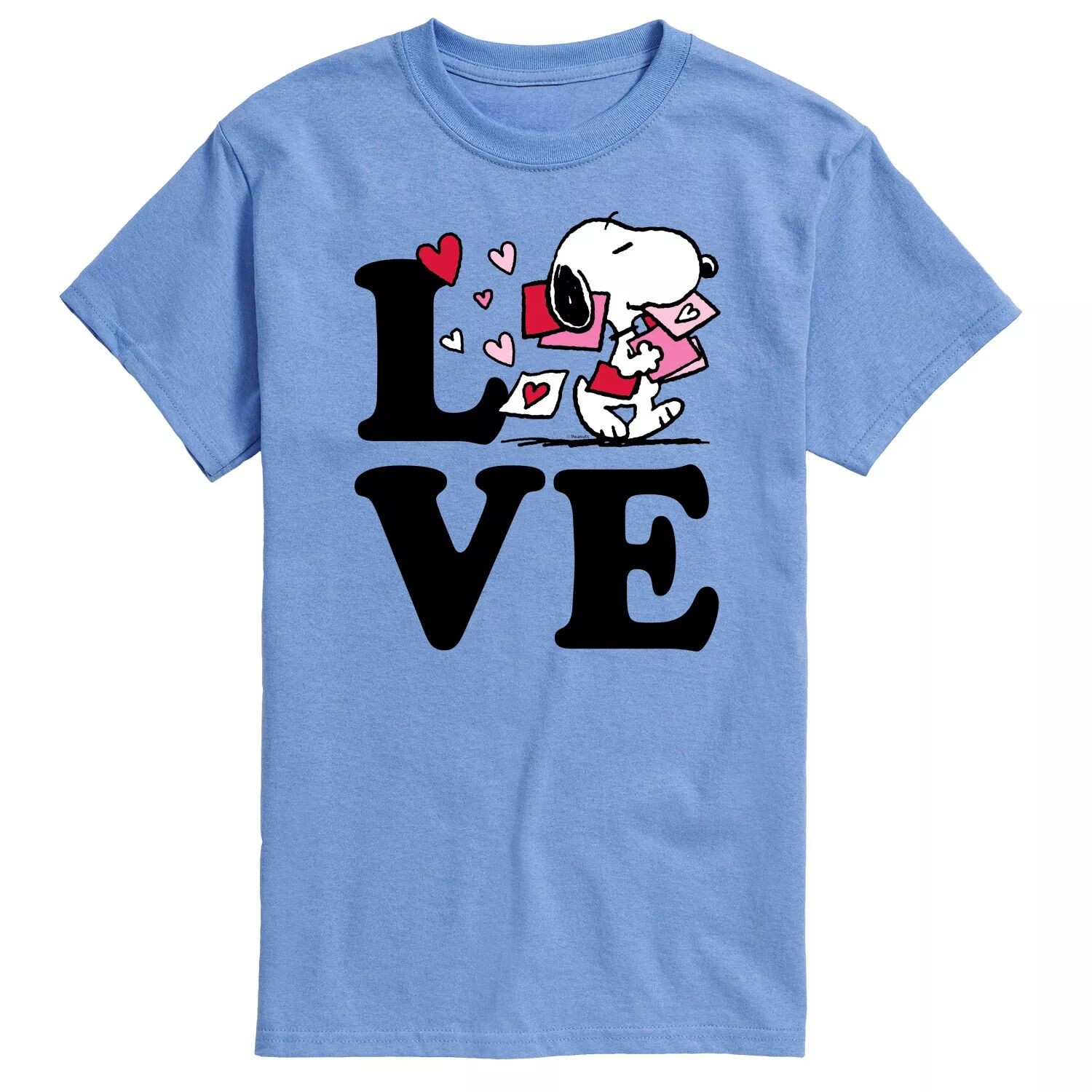 

Мужская футболка Peanuts Love Snoopy Licensed Character