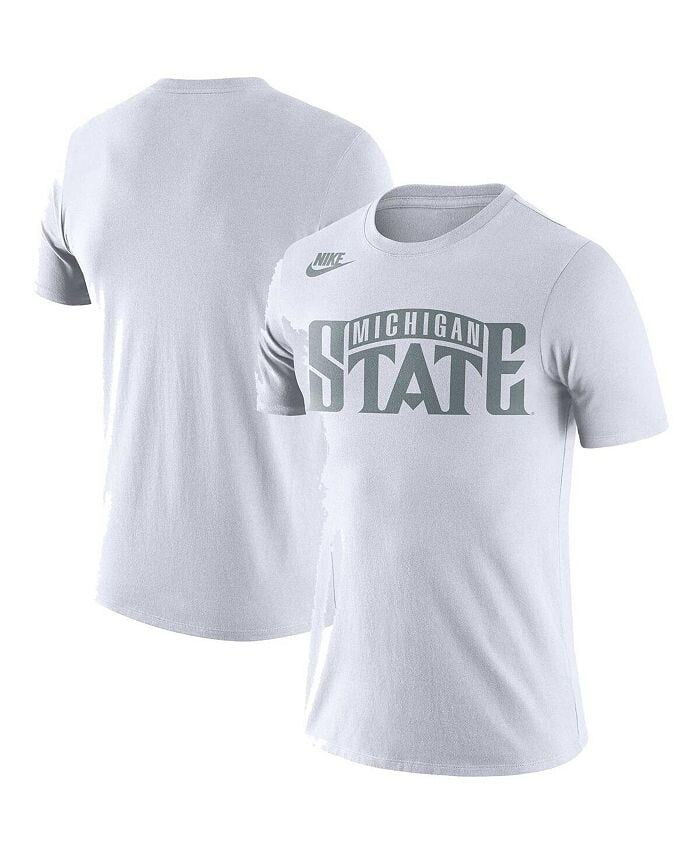 

Мужская белая футболка Michigan State Spartans Basketball Retro 2-Hit Nike, белый