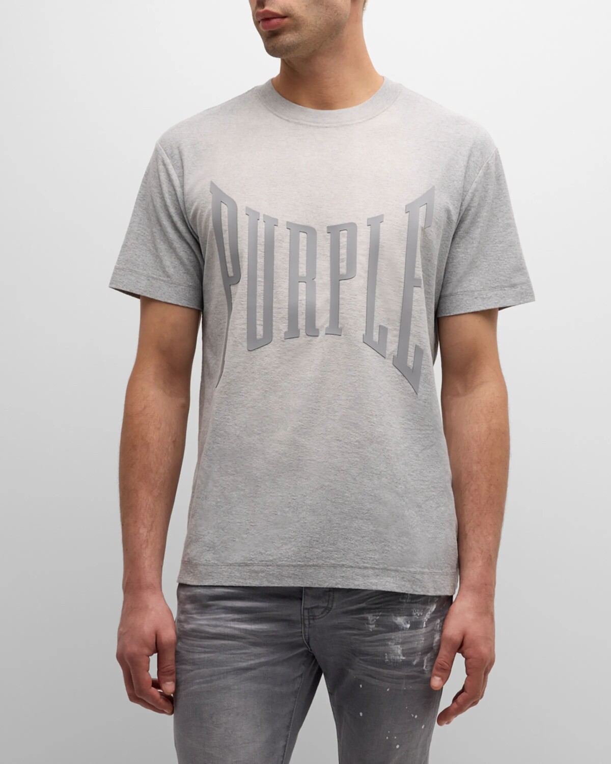 

Мужская футболка из фактурного джерси с логотипом PURPLE, цвет Textured Ss Tee