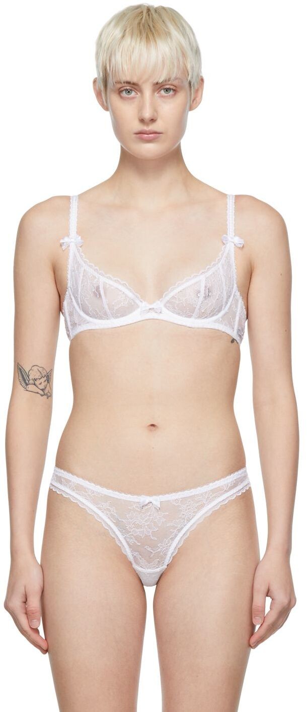 

Белый бюстгальтер Hinda Demi Agent Provocateur