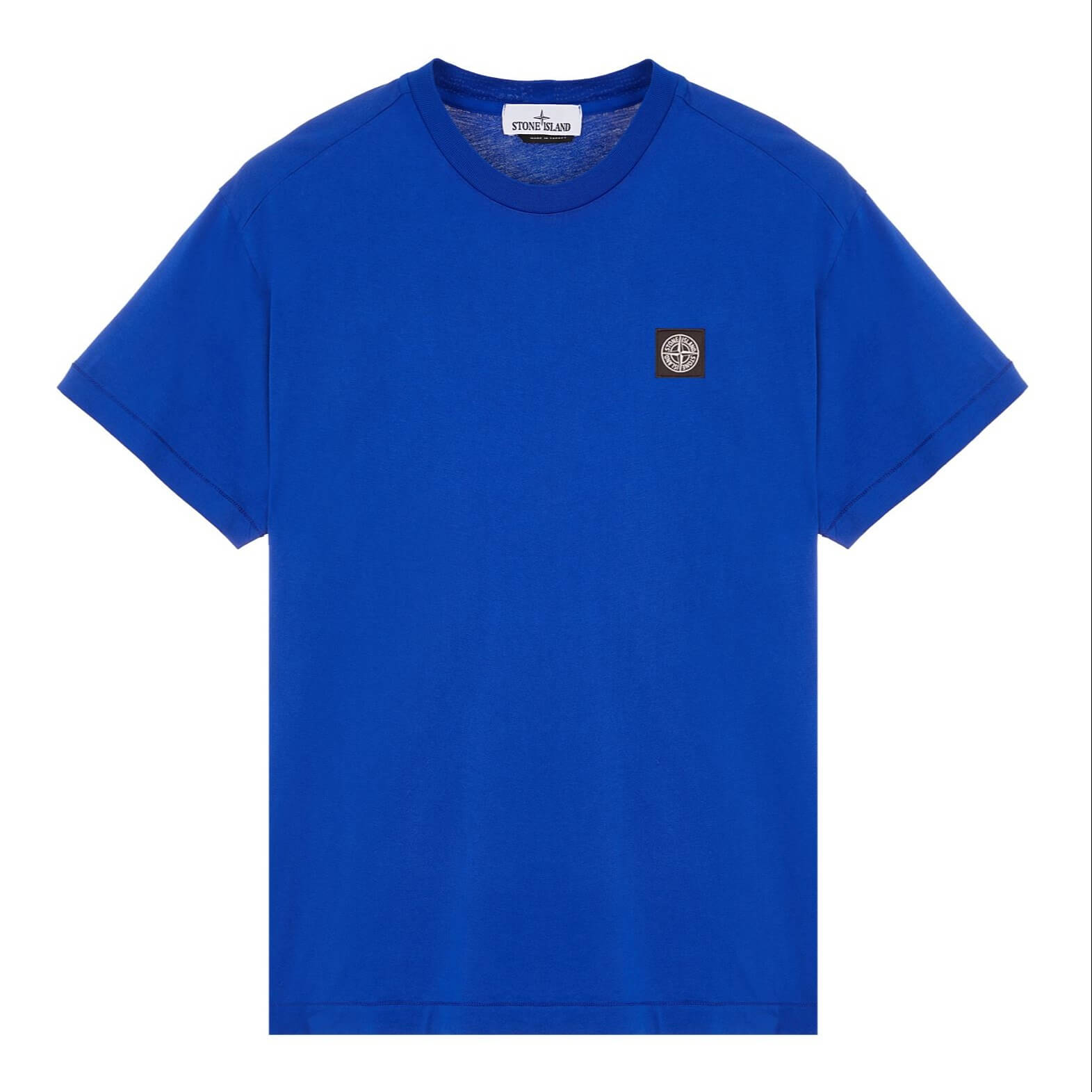 футболка с логотипом stone island stamp center Футболка Stone Island Patch Short-Sleeve, синий