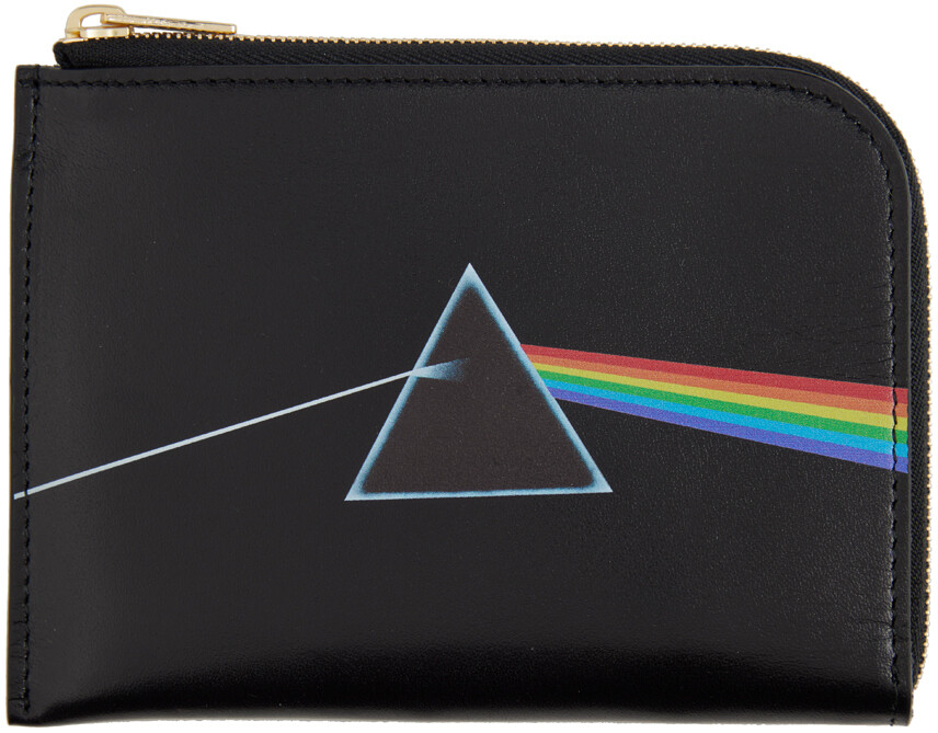 

Черный кожаный кошелек Pink Floyd Undercover