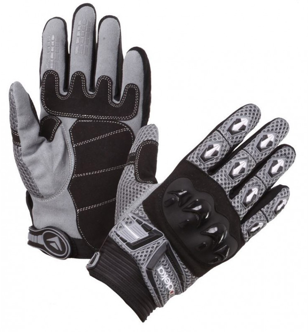 Перчатки Modeka MX-Top детские, черный/серый перчатки детские двойные чёрный серый размер 17