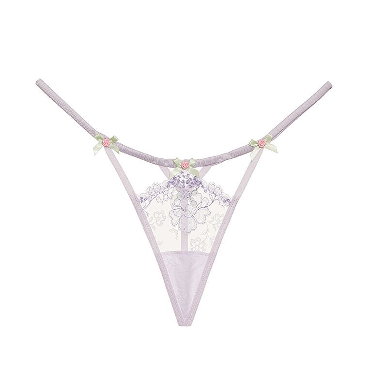 

Трусы For Love & Lemons Margaux Thong, фиолетовый