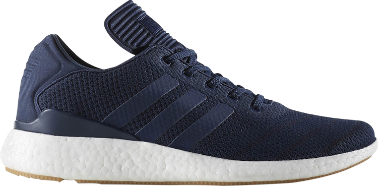 Кроссовки Adidas Busenitz PureBoost Primeknit 'Collegiate Navy', синий - фото