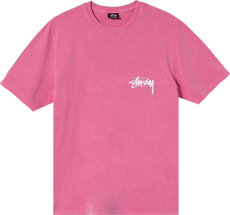 

Футболка Stussy Painter Pigment Dyed Tee 'Pink', розовый
