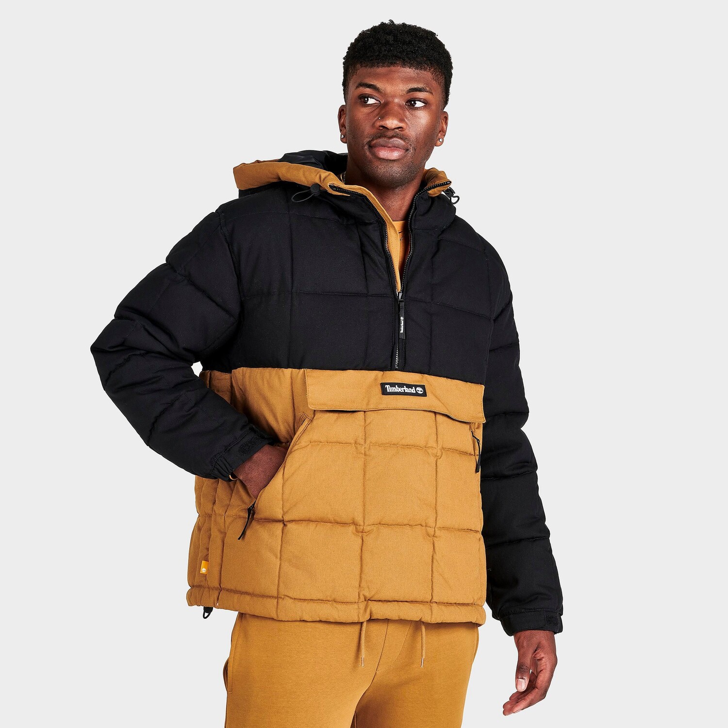 

Мужская куртка Timberland Progressive Pullover Utility Puffer Jacket, бежевый