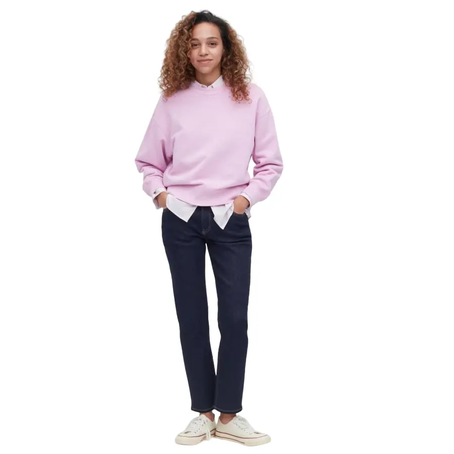 

Джинсы Uniqlo Slim Fit Straight Leg, темно-синий