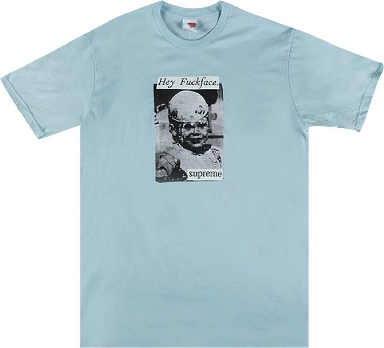 

Футболка Supreme f*ck Face Tee 'Pale Blue', синий