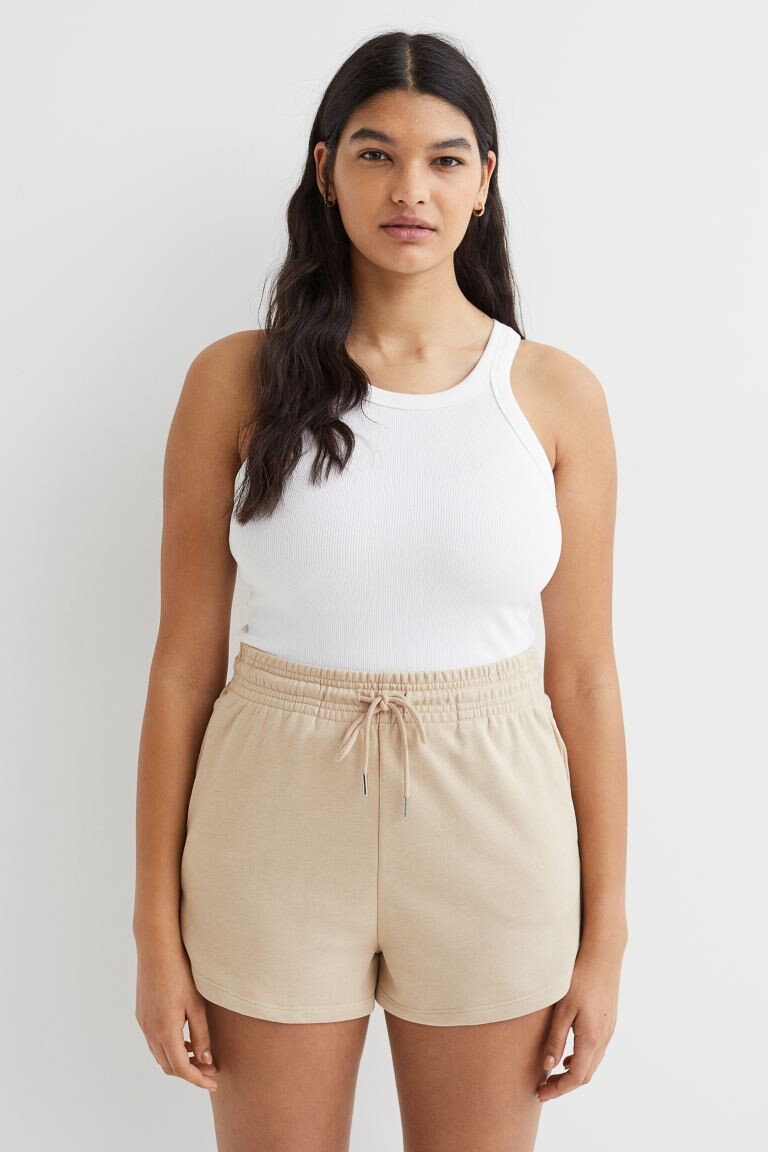 

Спортивные шорты H&M, светло-бежевый
