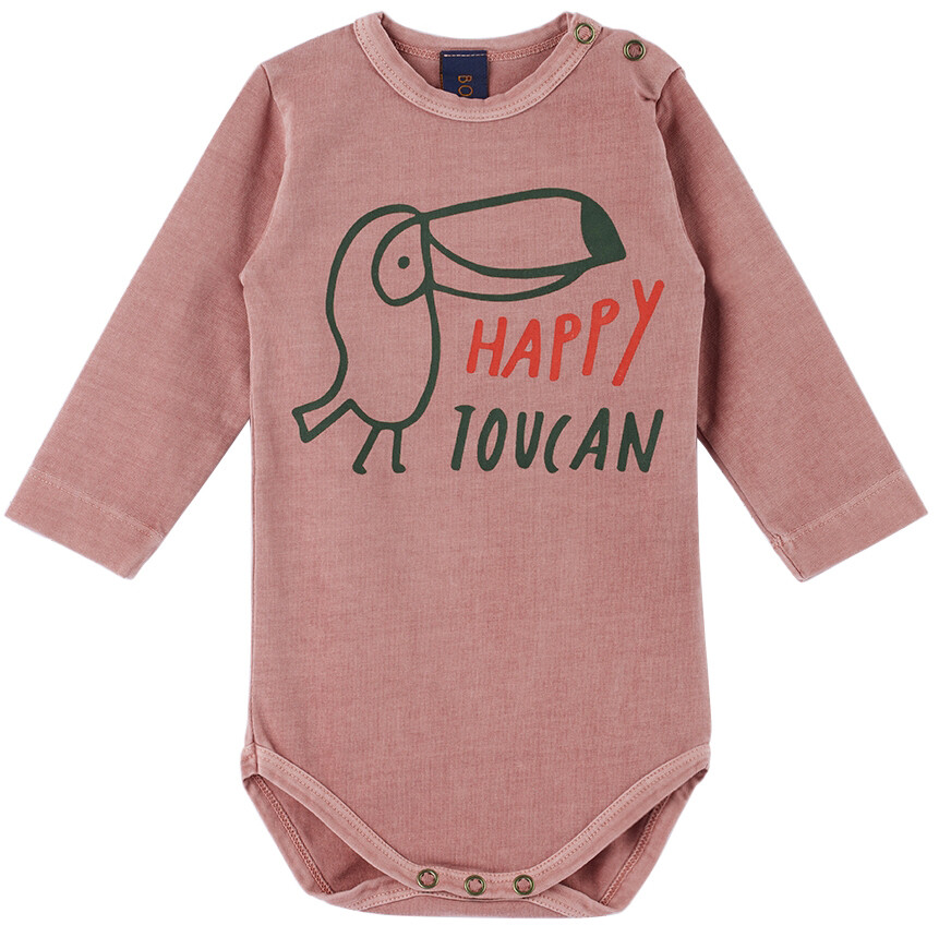 

Красный детский комбинезон Happy Toucan Bonmot Organic