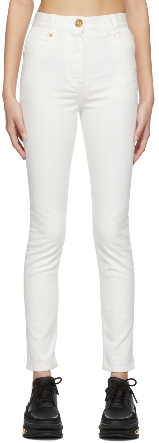 Джинсы скинни Off-White Balmain