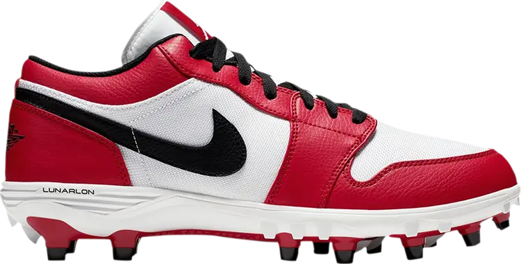 

Кроссовки Jordan 1 Low TD Cleat Chicago, белый, Белый;красный