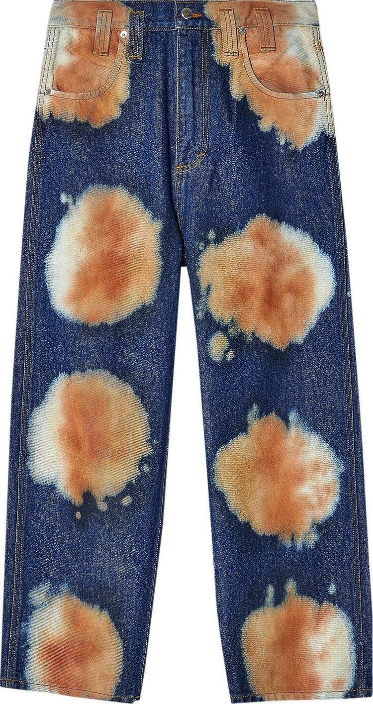 

Брюки Eckhaus Latta Crater Baggy Pants 'Indigo', синий