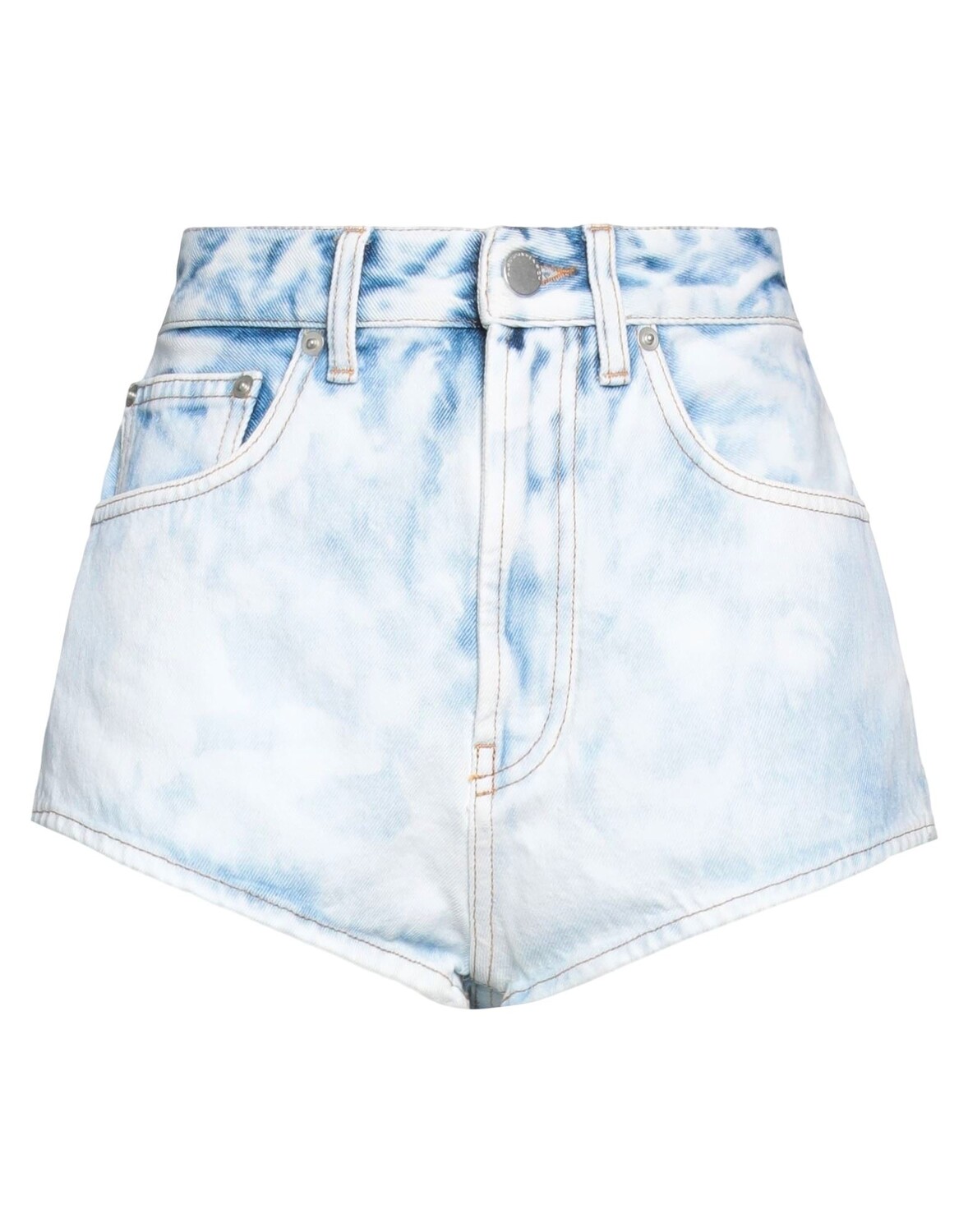 

Шорты Alessandra Rich Denim Shorts, голубой