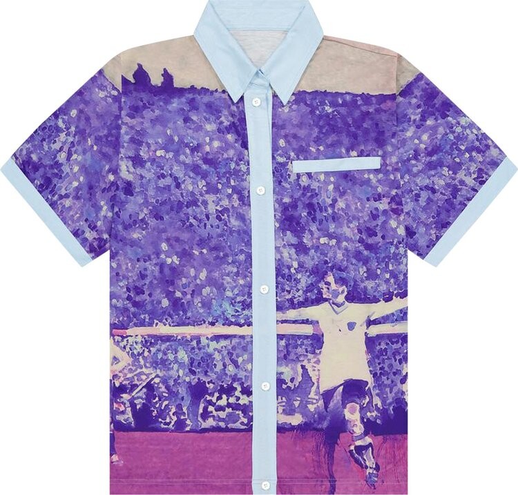 

Рубашка KidSuper Short-Sleeve Shirt 'Purple', фиолетовый