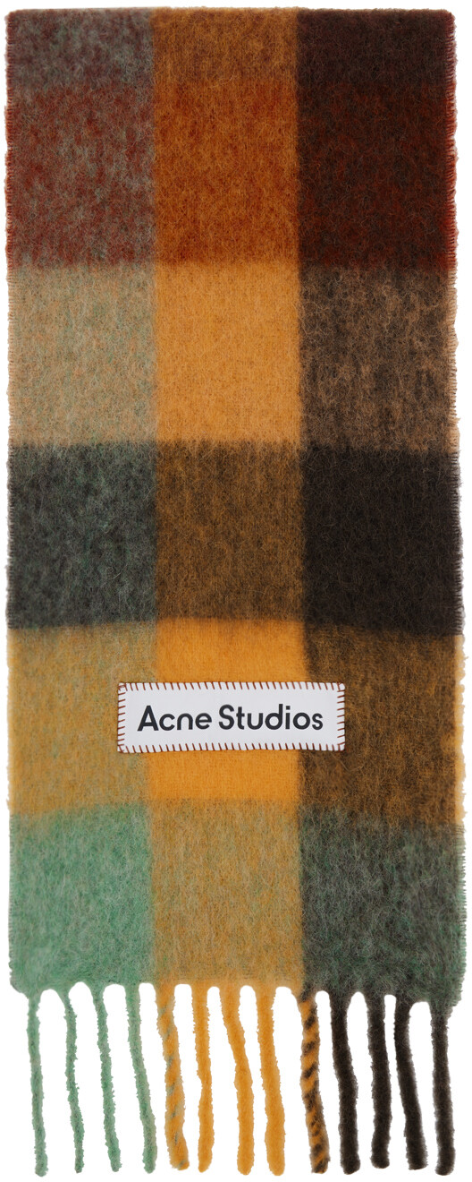 

Шарф в разноцветную клетку Acne Studios