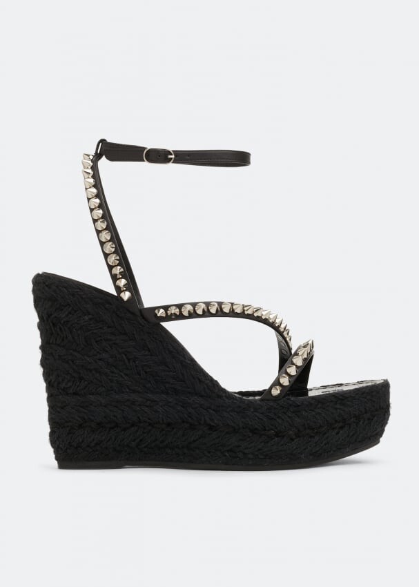 

Сандалии CHRISTIAN LOUBOUTIN Mafaldina Zeppa 120 sandals, черный