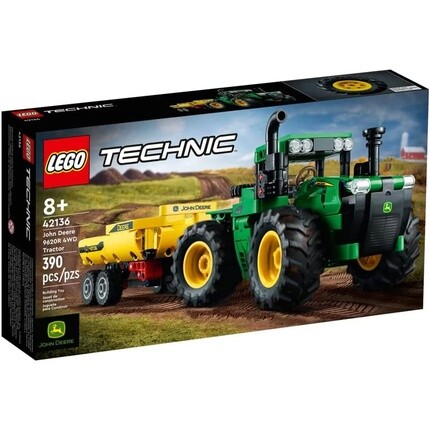 

Фигурка-конструктор Lego 42136 Technic John Deere 9620r 4wd трактор с прицепом