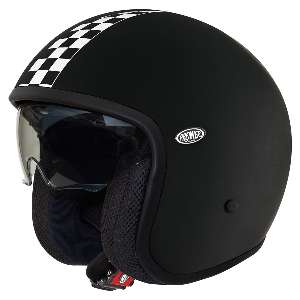 мотоциклетный шлем на все лицо быстро нео яркий черный шлем для езды на мотоцикле гоночный мотоциклетный шлем Шлем мотоциклетный Premier Vintage CK One, черный