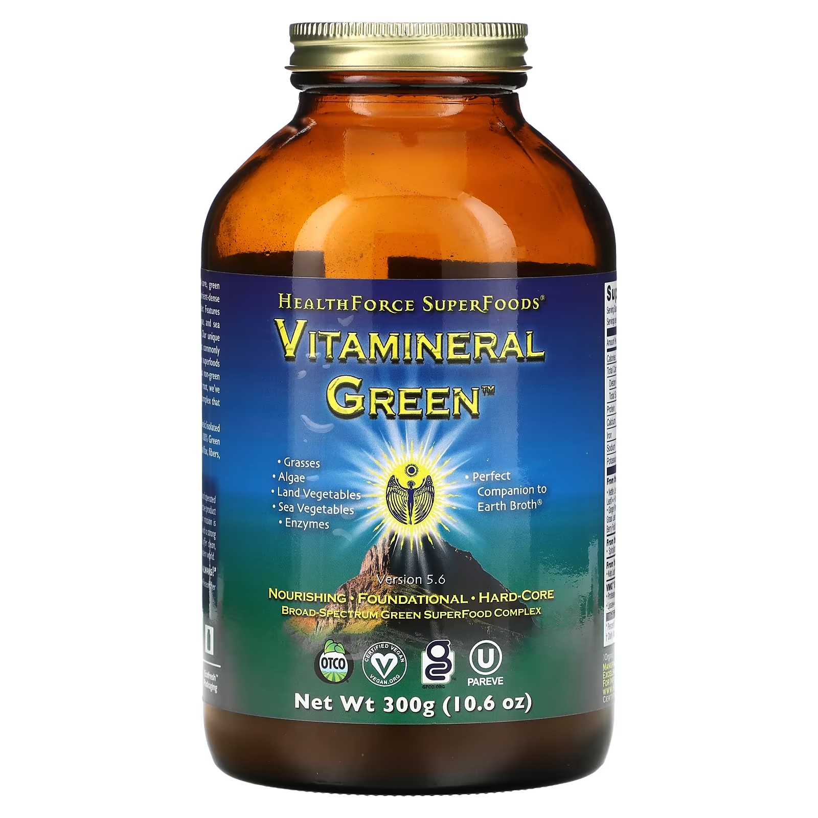 Пищевая Добавка HealthForce Superfoods Vitamineral Green, 300 г пищевая добавка healthforce superfoods vitamineral green 300 г