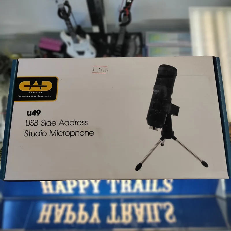Микрофон CAD U49 USB Microphone With Stand neewer микрофон condenser microphone studio recording mic stand scissor arm stand for computer karaoke microphone