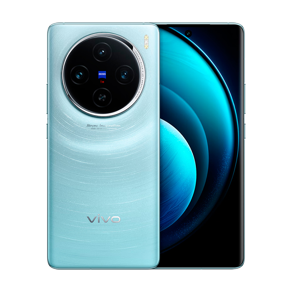 Смартфон Vivo X100, 12Гб/256Гб, 2 Nano-SIM, голубой 3d 5d защитное стекло mypads для vivo nex vivo nex s8 с закругленными изогнутыми краями которое полностью закрывает экран дисплей по краям с о