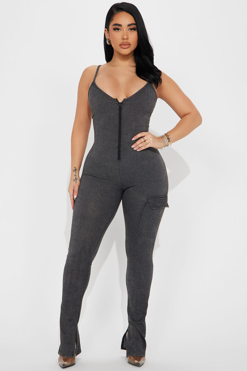 

Комбинезон Fashion Nova P2370JC53, угольный