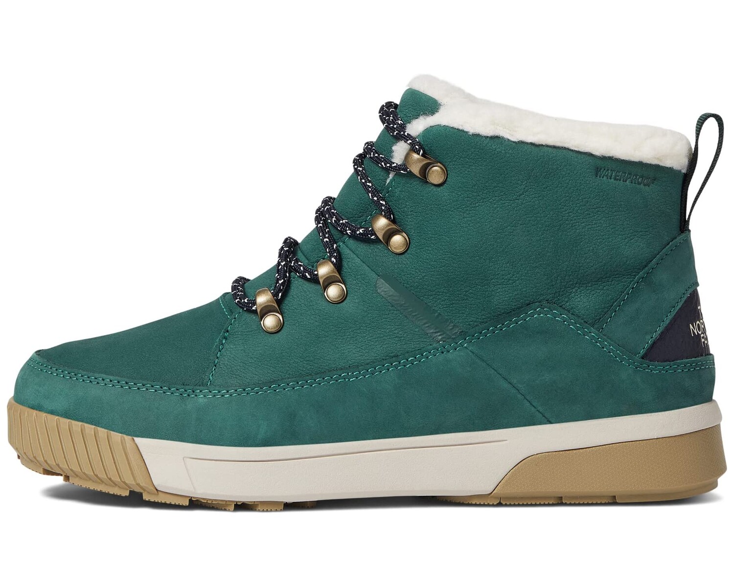 

Ботинки Sierra Mid Lace Waterproof The North Face, зеленая пондероза
