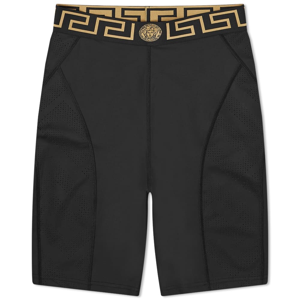 

Спортивные велосипедные шорты с логотипом Greca Versace, Серый