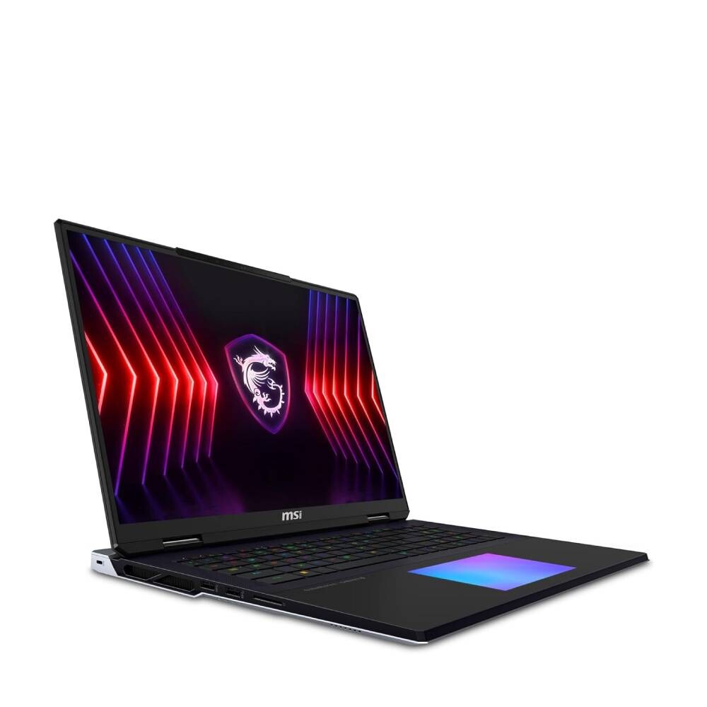 

Ноутбук MSI Titan 18 HX, 18”, 192 ГБ/8 ТБ 990 PRO SSD, Core i9-14900HX, RTX 4090, черный, английская раскладка