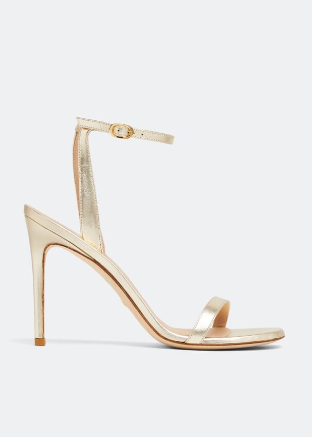 

Сандалии STUART WEITZMAN Barelynude 100 sandals, золотой