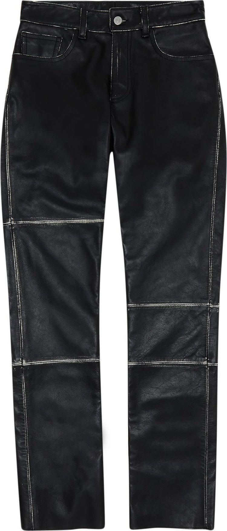 Брюки MM6 Maison Margiela Pants 5 Pockets 'Black', черный - фото