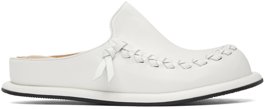 

SSENSE Эксклюзивные белые лоферы Freed COMME SE-A