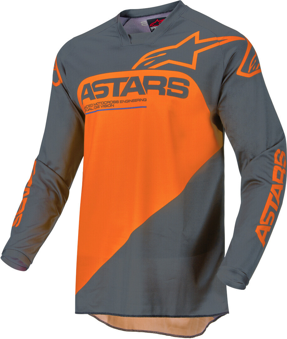 

Мотокросс джерси Alpinestars Racer Supermatic, серый/оранжевый