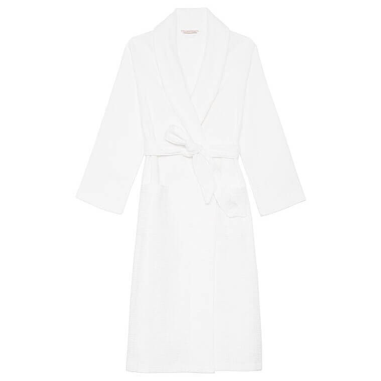 

Халат Victoria's Secret Waffle Cotton, белый