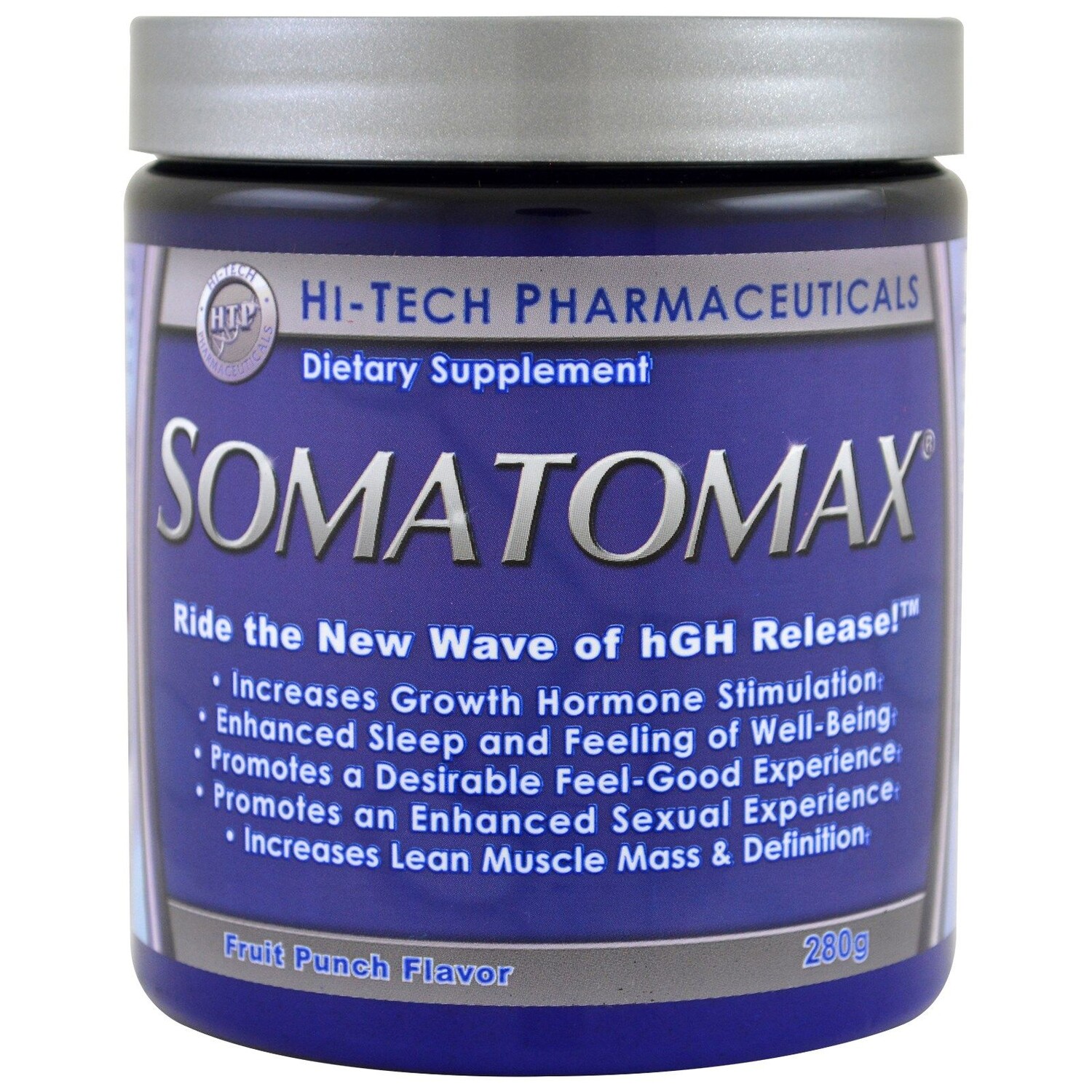 

Hi Tech Pharmaceuticals Somatomax выброс hGH со вкусом фруктов 280 г