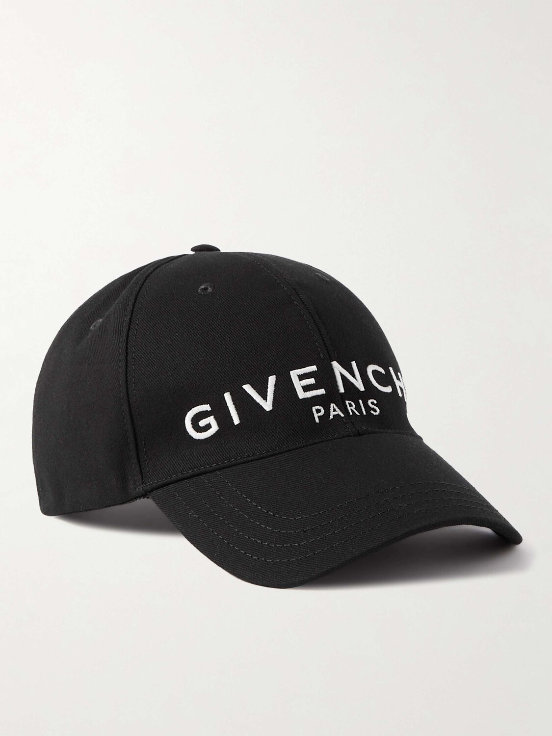 

Бейсболка из хлопкового твила с вышитым логотипом GIVENCHY, черный