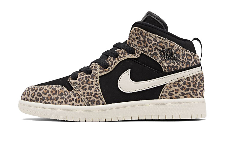 

Air Jordan 1 Mid SE PS 'Гепард'