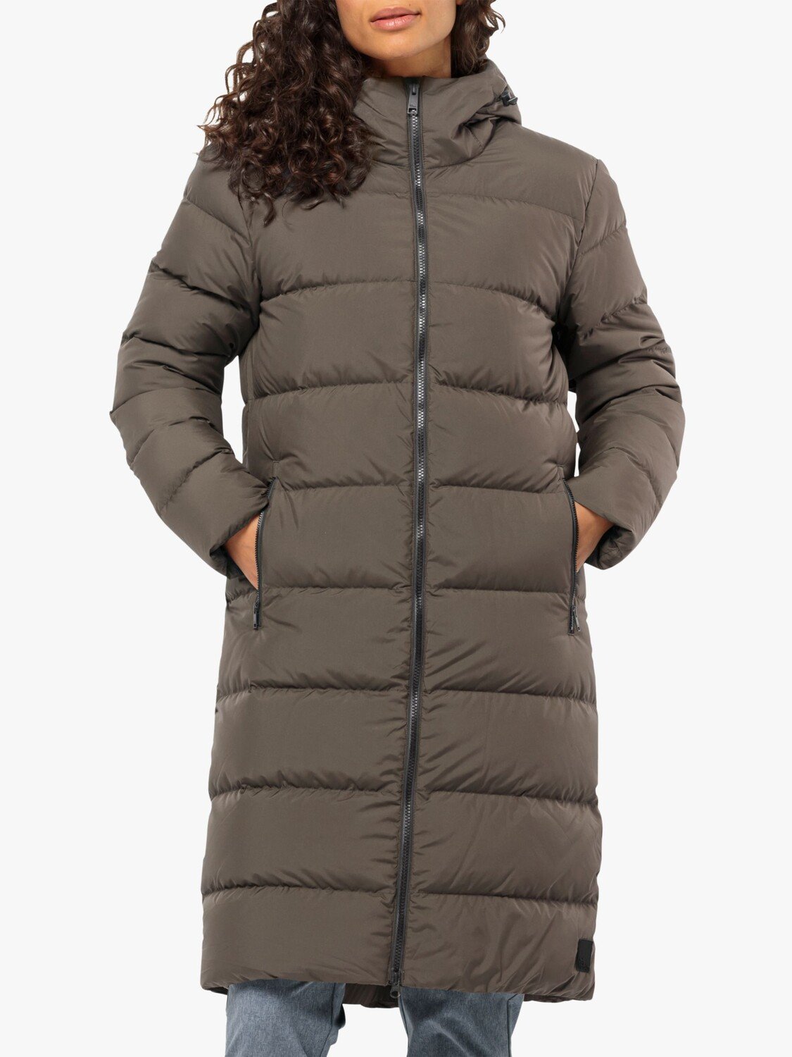 

Пуховик Jack Wolfskin Frozen Palace, цвет Холодный кофе