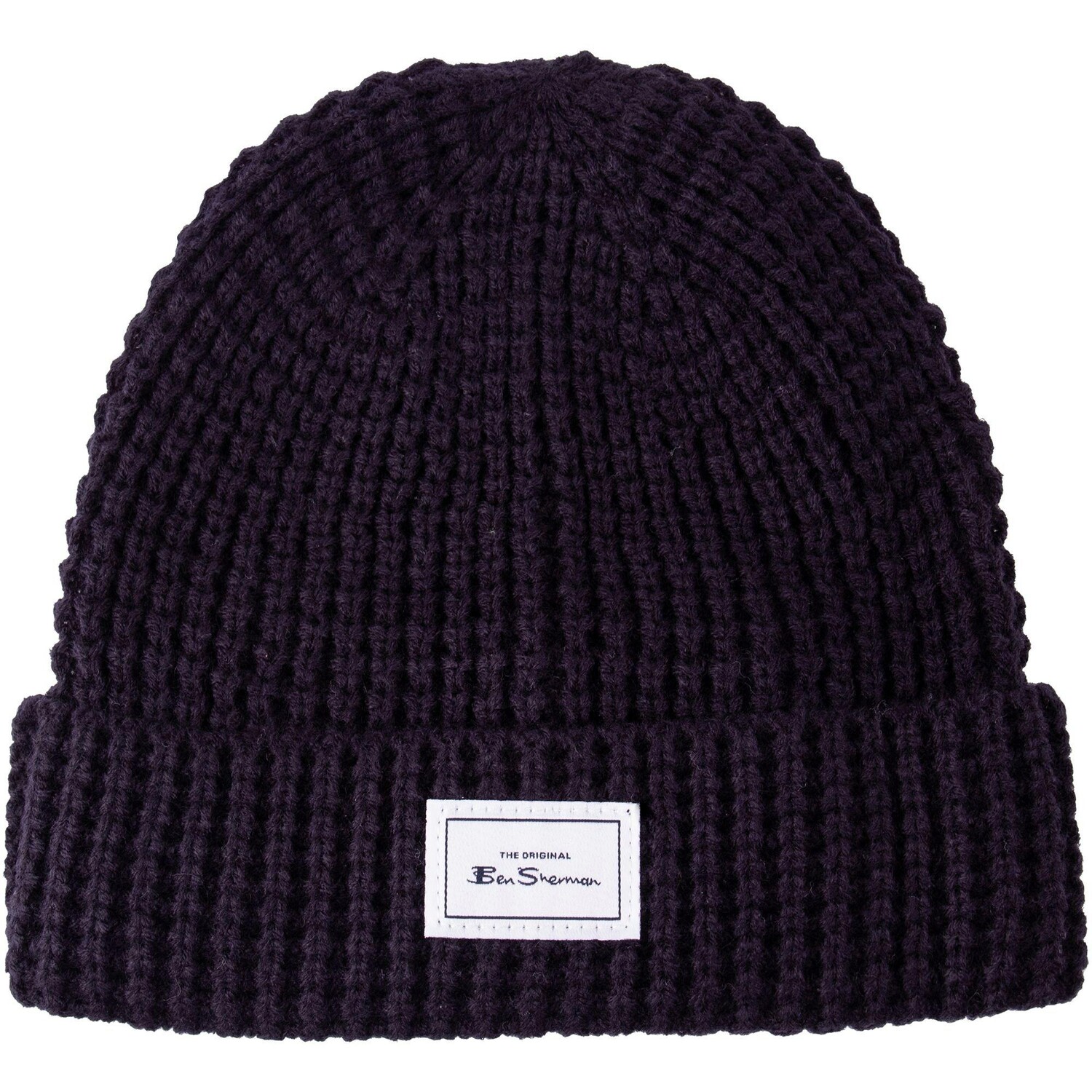 

Шапка массивной вязки Ben Sherman, синий