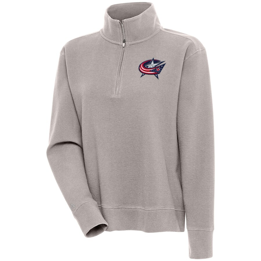 

Толстовка Antigua Columbus Blue Jackets, серый