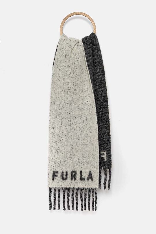 

Шерстяной шарф Furla, белый