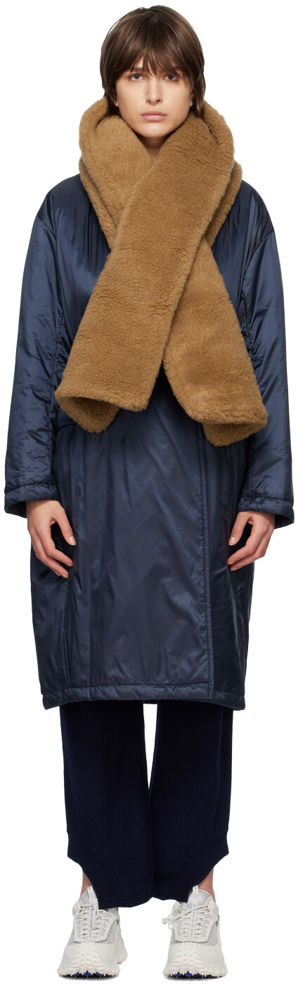

Светло-коричневый шарф Тедди Max Mara